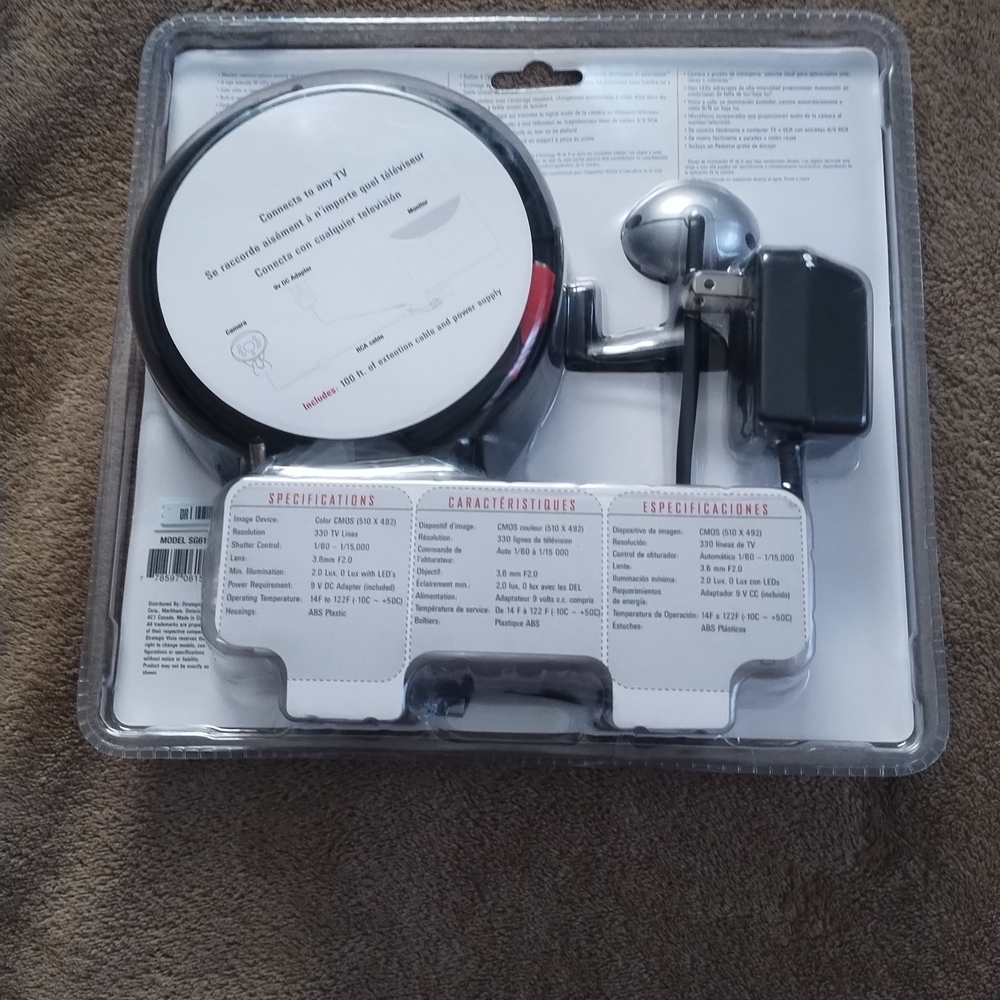 Gray Mini Security Camera - Picture 2 of 2